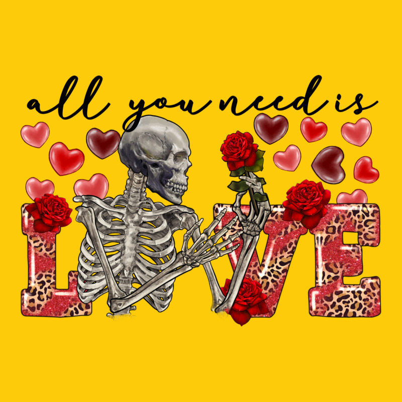 Skeleton All You Need Is Love Premium Hoodie by FaDigitalArtStudio | Teevron