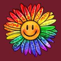 Rainbow Smiley Face Sunflower Zipper Hoodie | Teevron