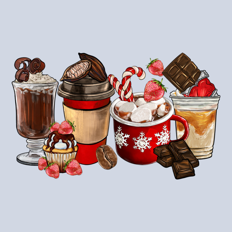 Chocolate Love Coffee Cups Premium Sweatshirt by FaDigitalArtStudio | Teevron