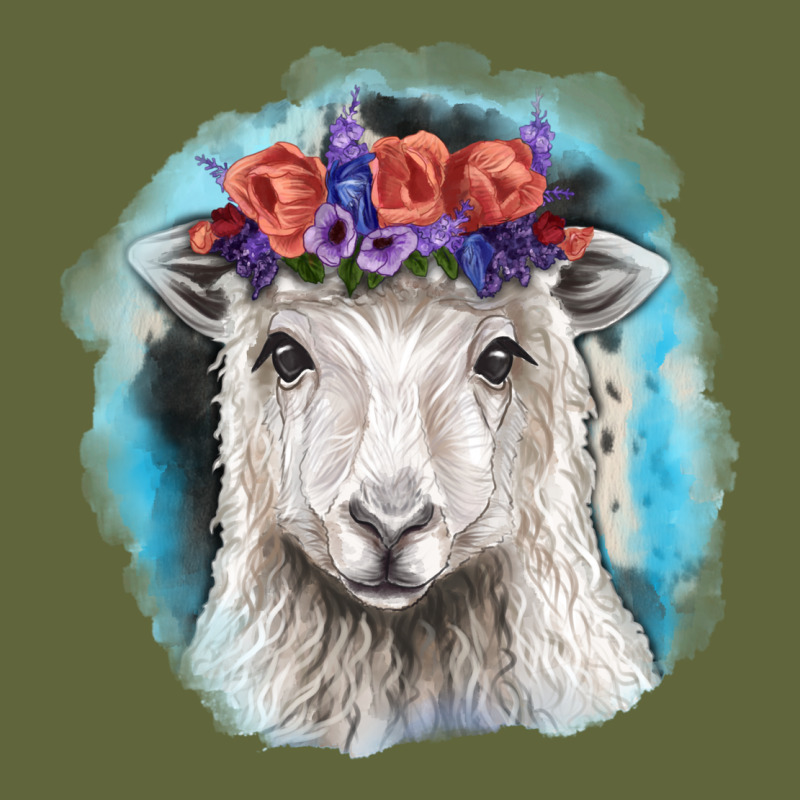 Sunflower Sheep With Background Classic Tee by RanaPortraitStore | Teevron