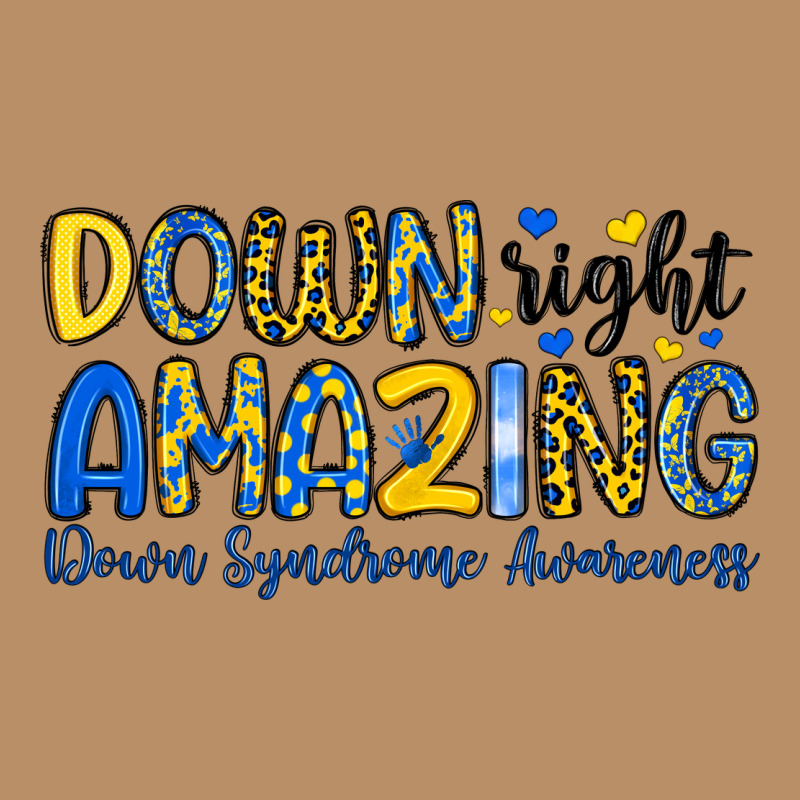 Down Right Amazing Down Syndrome Awareness Vintage Hoodie by Artiststas | Teevron