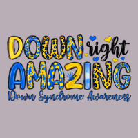 Down Right Amazing Down Syndrome Awareness Vintage Tee | Teevron