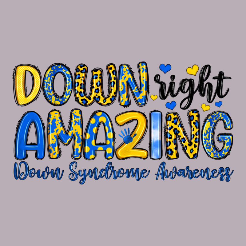 Down Right Amazing Down Syndrome Awareness Vintage Tee by Artiststas | Teevron