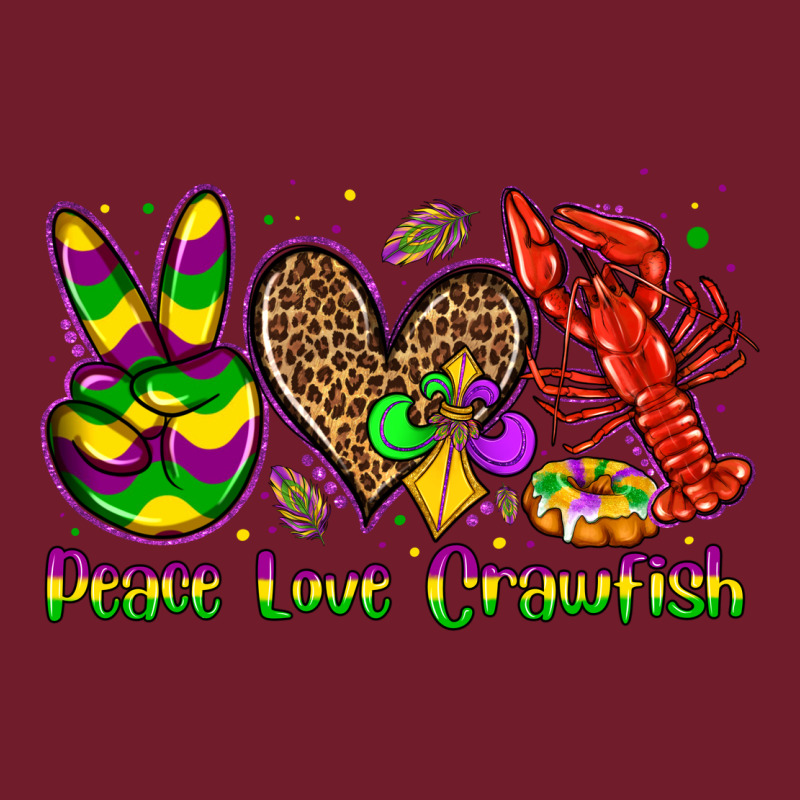 Peace Love Crawfish Olivia Zipper Hoodie by OliviaCreatesArt | Teevron
