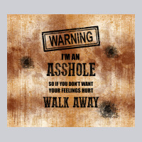 Warning I'm An Asshole With Rusty Background Heavyweight Sweatshirt | Teevron