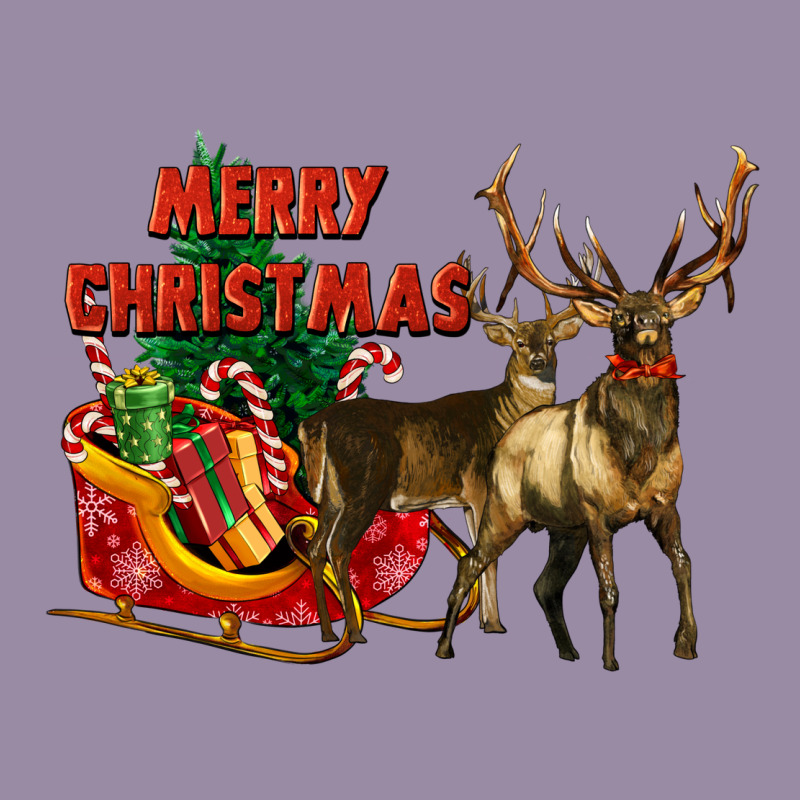 Merry Christmas Two Deers Classic Tee by LillyAllenDesigns | Teevron