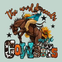 The World Needs More Cowboys Zipper Hoodie | Teevron