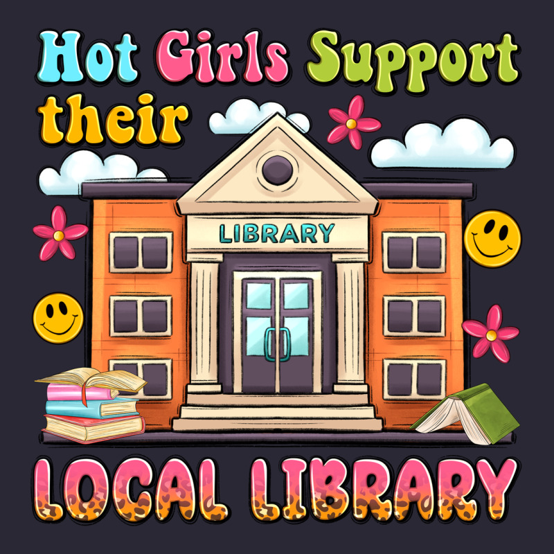 Hot Girls Support Their Local Library Vintage Tee by Artiststas | Teevron