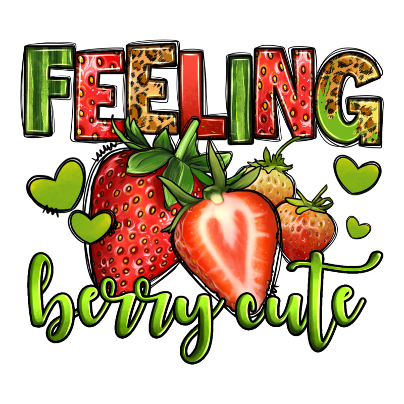 Feeling Berry Cute Strawberry Long Sleeve Tee by Jasminsmagicworld | Teevron