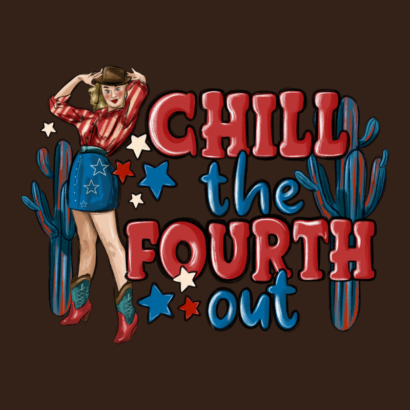 Chill The Fourth Out Malia Heavy Core Tee by MaliasSmallBusiness | Teevron
