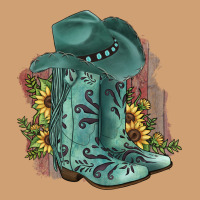 Turquoise Cowboy Boots Vintage Tee | Teevron