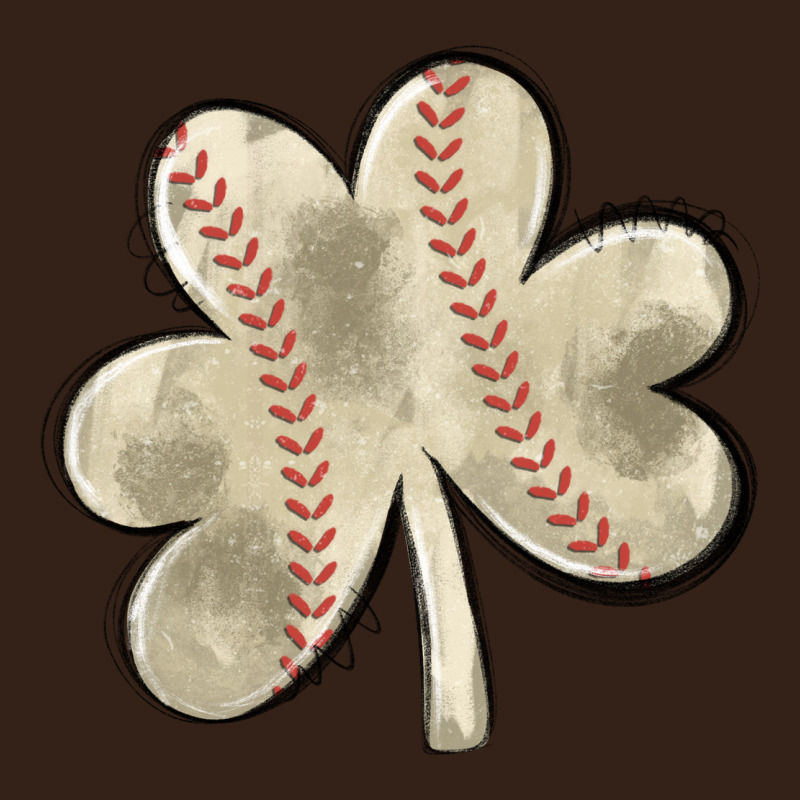 Baseball Distressed Shamrock Heavy Core Tee by MaliasSmallBusiness | Teevron