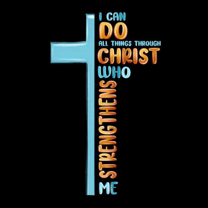 I Can Do All Things Through Christ Who Strengthens Ladies Tee by MaliasSmallBusiness | Teevron