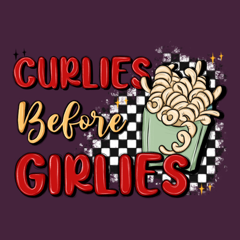 Curlies Before Girlies Premium Tee by MaliasSmallBusiness | Teevron