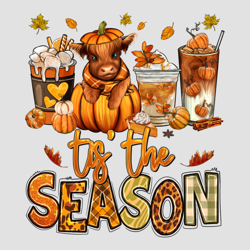 Tis' The Season Fall Heifer Coffee Cups Premium Hoodie by RanaPortraitStore | Teevron