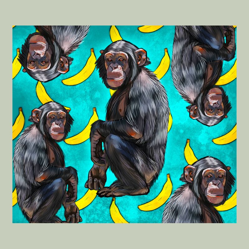Chimpanzee And Banana Classic Tee by LillyAllenDesigns | Teevron