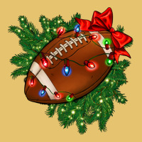 American Football Christmas With Lights And Ribbon Premium Sweatshirt | Teevron