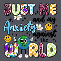 Just Me And My Anxiety Against The World Vintage Hoodie | Teevron