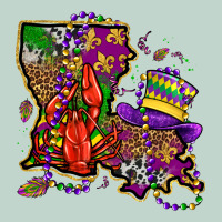 Mardi Gras Louisiana Map Zipper Hoodie | Teevron