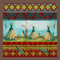 Teepe Tent Dreamcatcher Totem Pole Seamless Patter Premium Sweatshirt | Teevron
