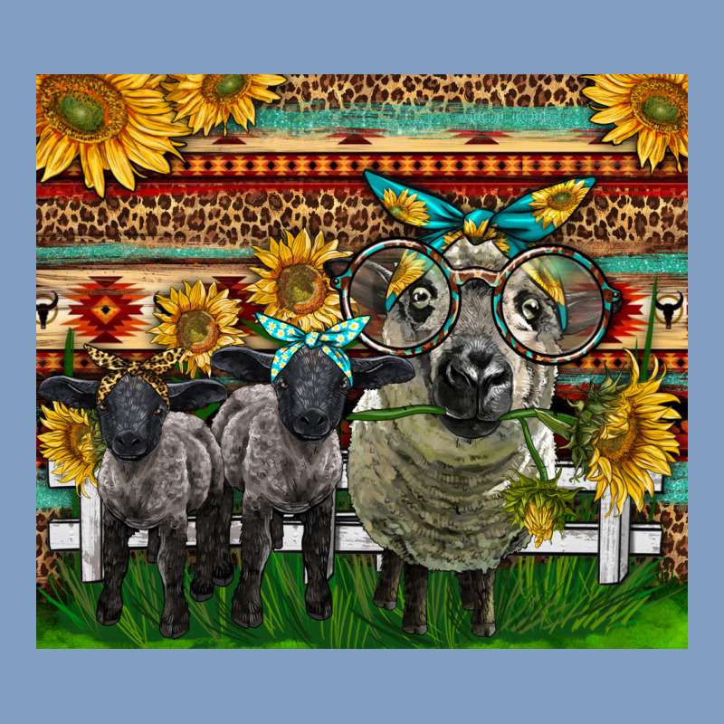 Western Cute Hampshire Sheep Family Urban Hoodie by LillyAllenDesigns | Teevron