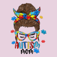 Messy Bun Autism Mom Ladies Tee | Teevron