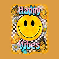 Happy Vibes Smiley Face Urban Heavy Tee | Teevron