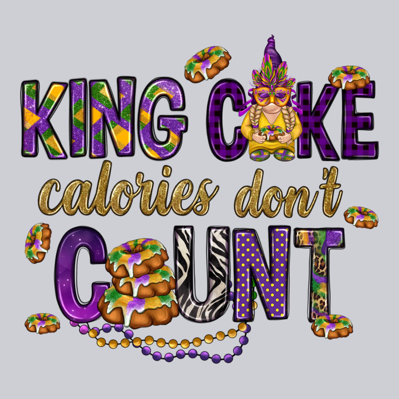 King Cake Calories Don't Count Heavyweight Sweatshirt by HowdyJamesFarm | Teevron