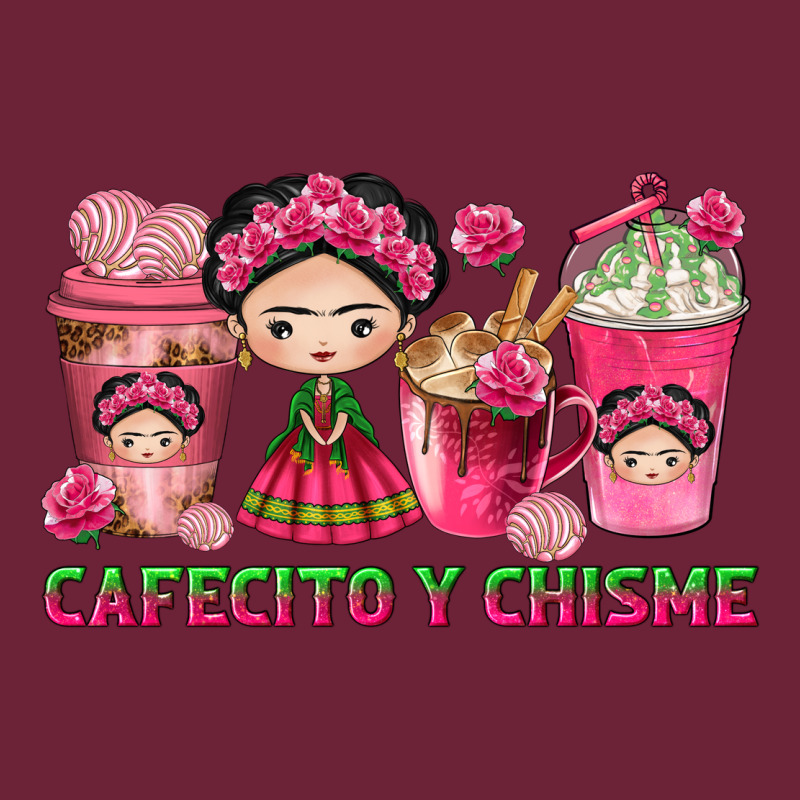 Cafecito Y Chisme With Coffee Cups Long Sleeve Tee by texasbilliewilder | Teevron