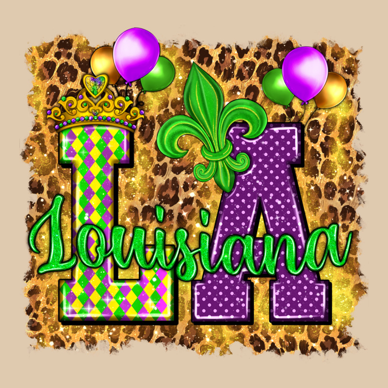 Louisiana Leopard With Balloons Heavyweight Sweatshirt by HowdyJamesFarm | Teevron