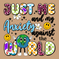 Just Me And My Anxiety Against The World Vintage Tee | Teevron