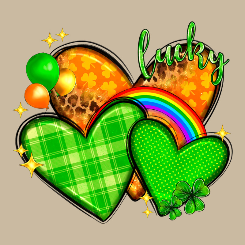 St Patricks Day Hearts Png Long Sleeve Tee by NancyCooperArtShop | Teevron