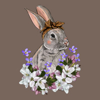 Easter Day Flowers Bunny Premium Hoodie | Teevron