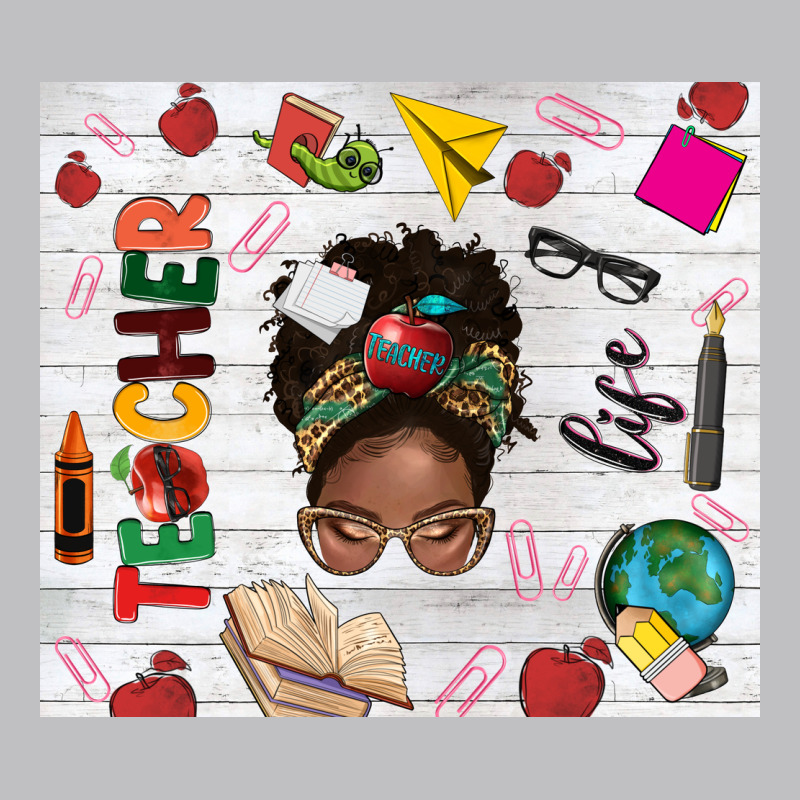 Afro Teacher Life Long Sleeve Tee by NancyCooperArtShop | Teevron