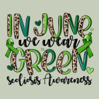 In June We Wear Green Scoliosis Awareness Ladies Tee | Teevron