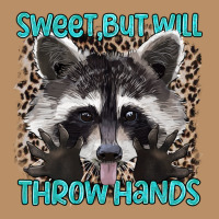 Sweet But Will Throw Hands Vintage Hoodie | Teevron