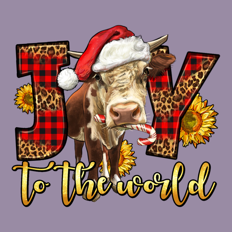 Joy To The World Christmas Cow Classic Tee by LillyAllenDesigns | Teevron