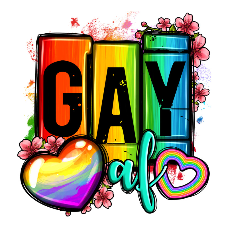 Gay Af Zipper Hoodie by OliviaCreatesArt | Teevron