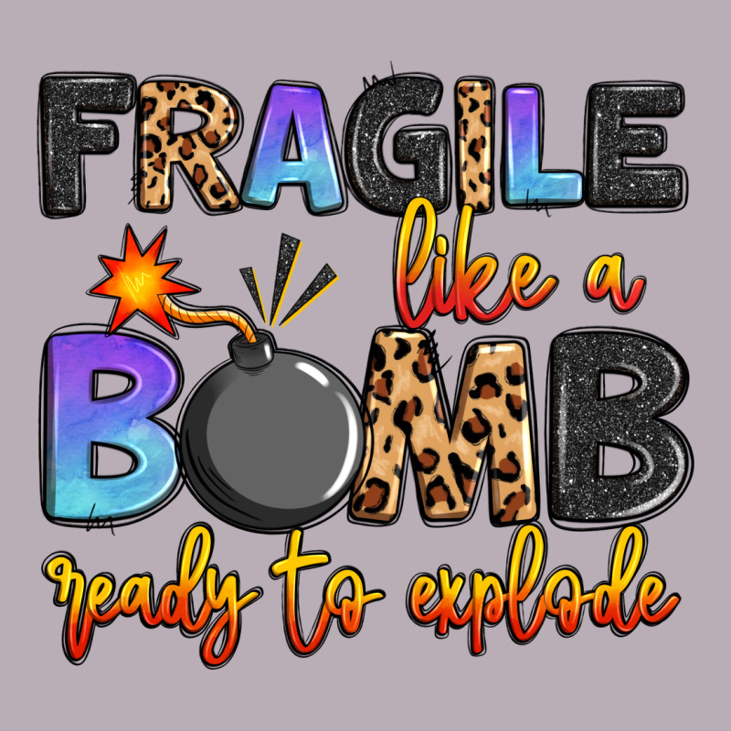 Fragile Like A Bomb Ready To Explode Vintage Tee by Artiststas | Teevron