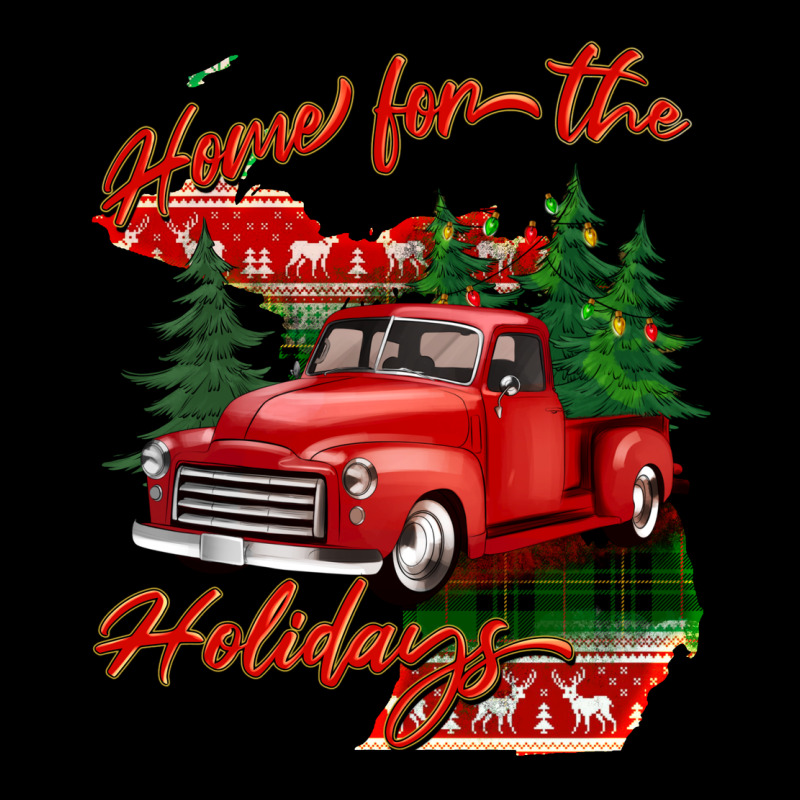 Home For The Holidays Michigan Urban Heavy Tee by BarkalooDesign | Teevron