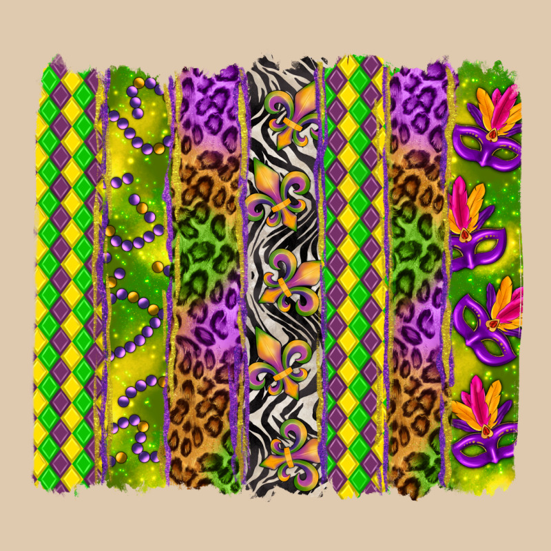 Mardi Gras Brushstroke Heavyweight Sweatshirt by HowdyJamesFarm | Teevron