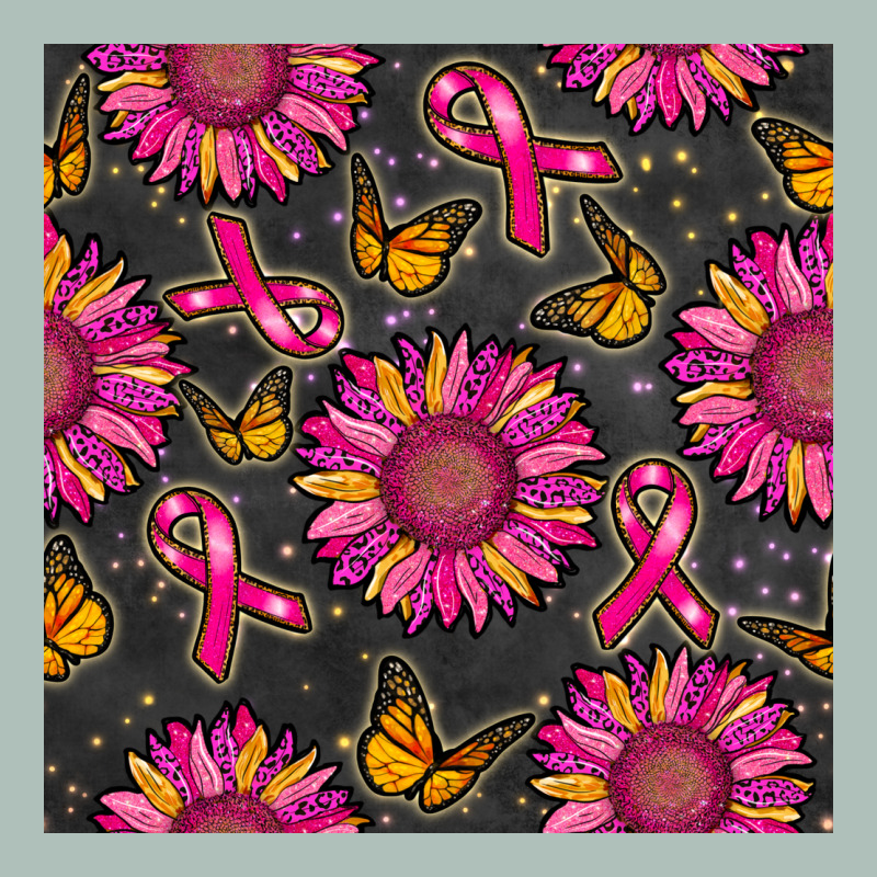 Breast Cancer Sunflower Seamless Pattern Heavyweight Hoodie by BundleAndBundleShop | Teevron
