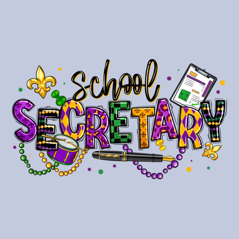 Mardi Gras School Secretary Long Sleeve Tee by texasbilliewilder | Teevron