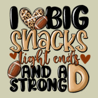 I Love Big Sacks Tight Ends And A Strong D Heavy Core Tee | Teevron