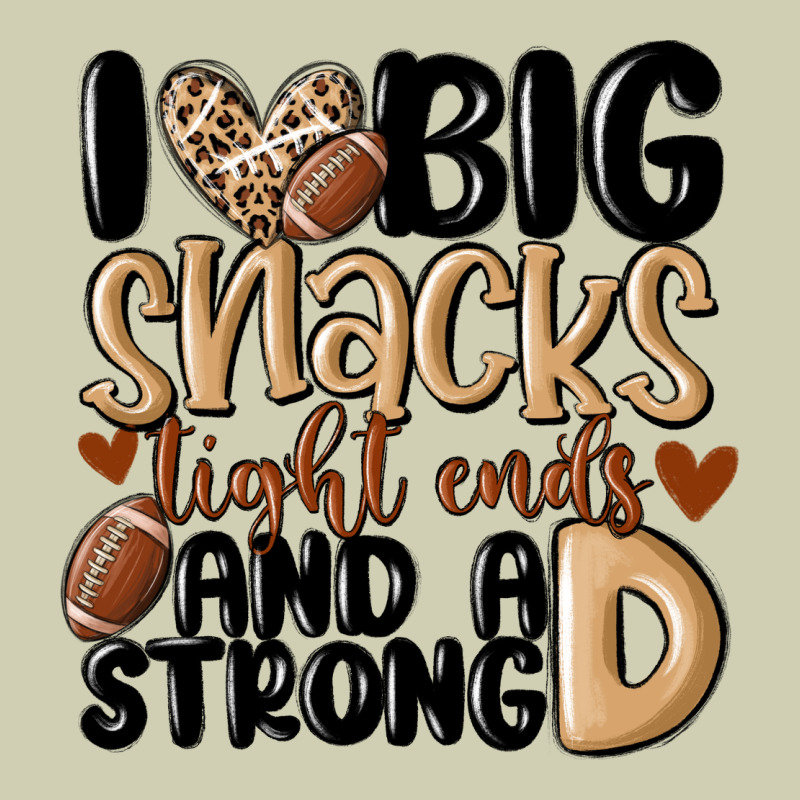 I Love Big Sacks Tight Ends And A Strong D Heavy Core Tee by MaliasSmallBusiness | Teevron