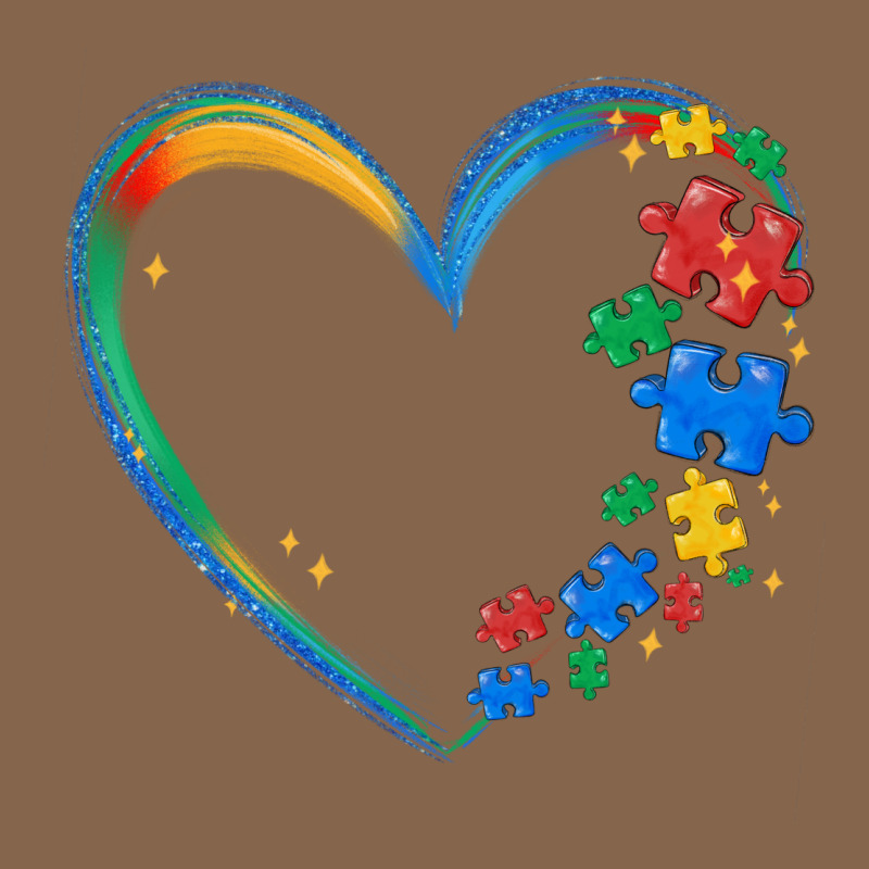 Autism Heart Premium Tee by MaliasSmallBusiness | Teevron