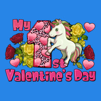 My First Valentine's Day Unicorn Premium Hoodie | Teevron