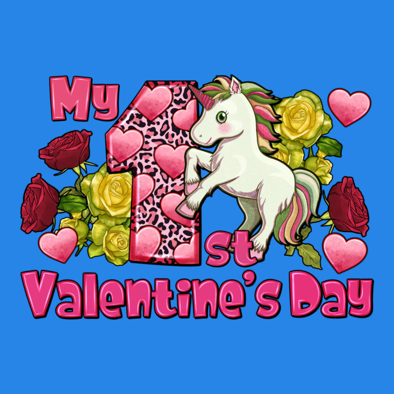 My First Valentine's Day Unicorn Premium Hoodie by FaDigitalArtStudio | Teevron