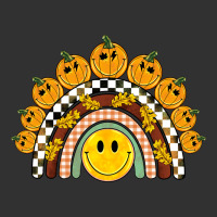 Fall Smiley Face Groovy Rainbow Urban Heavy Tee | Teevron