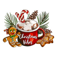 christmas vibes hot cocoa | Teevron